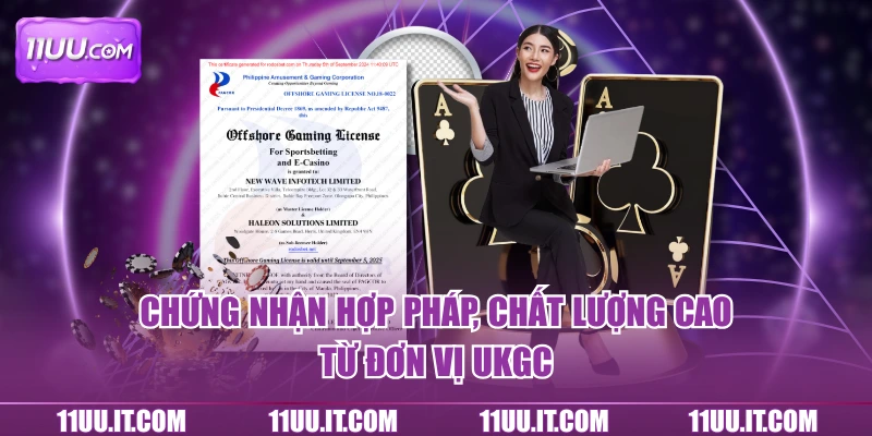 Giấy phép hoạt động UKGC nâng cao chất lượng dịch vụ